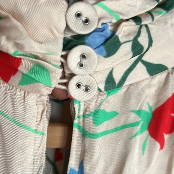 C/MEO COLLECTIVE Sectional Sleeveless Halter Shirred Mini Dress - Picture 10 of 13